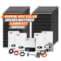 Rich Solar 4000W 48V 120VAC Cabin Kit.