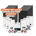 Rich Solar 6000W 48V 120VAC Cabin Kit.