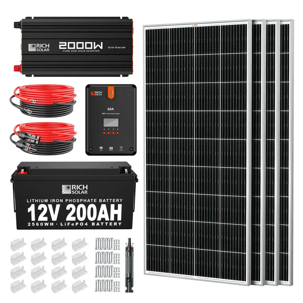 Rich Solar 800 Watt Complete Solar Kit Rich Solar