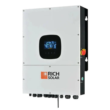 Rich Solar NOVA 12K PV Hybrid Inverter | All-In-One Solar Inverter | 12000W PV Input | 10000W Output | 48V 120/240V Split Phase.