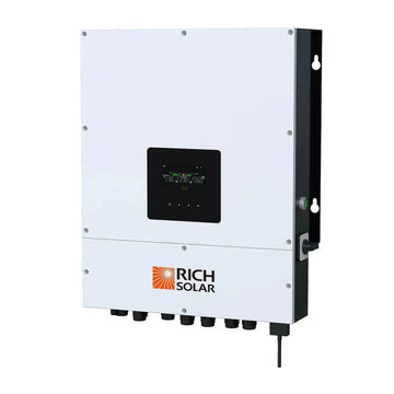 Rich Solar NOVA 8K PV Hybrid Inverter | All-In-One Solar Inverter | 8000W PV Input | 6000W Output | 48V 120/240V Split Phase.