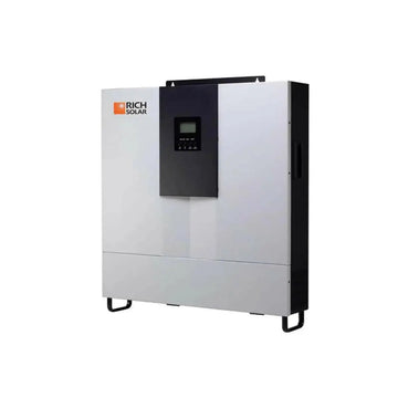 Rich Solar 6000 Watt Off-Grid Hybrid Split Phase Solar Inverter 120VAC/208VAC/240VAC.