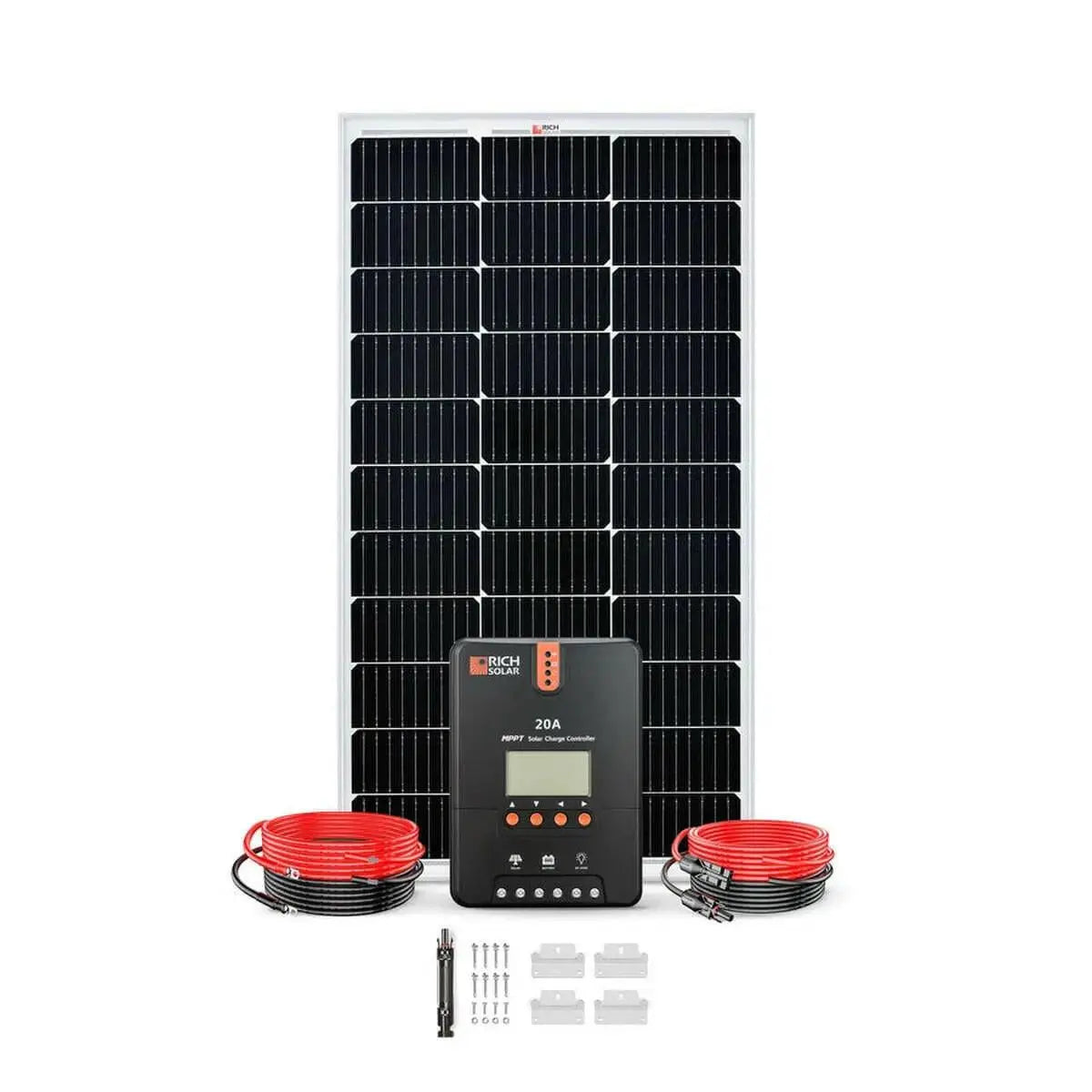 Rich Solar 100 Watt Solar Kit.