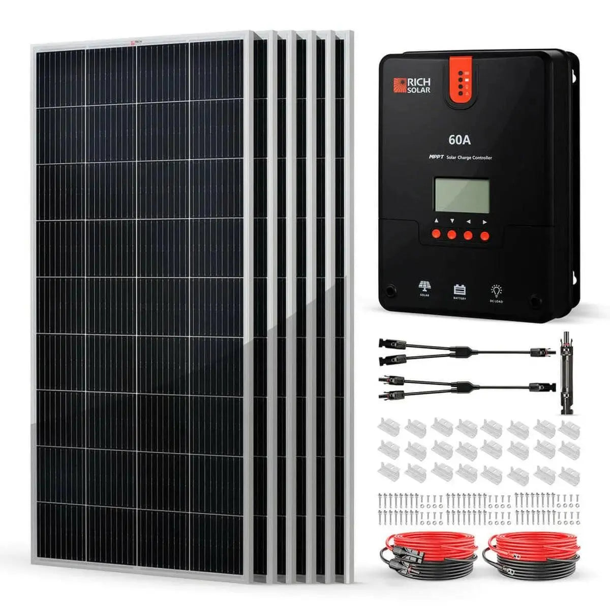 Rich Solar 1200 Watt Solar Kit.