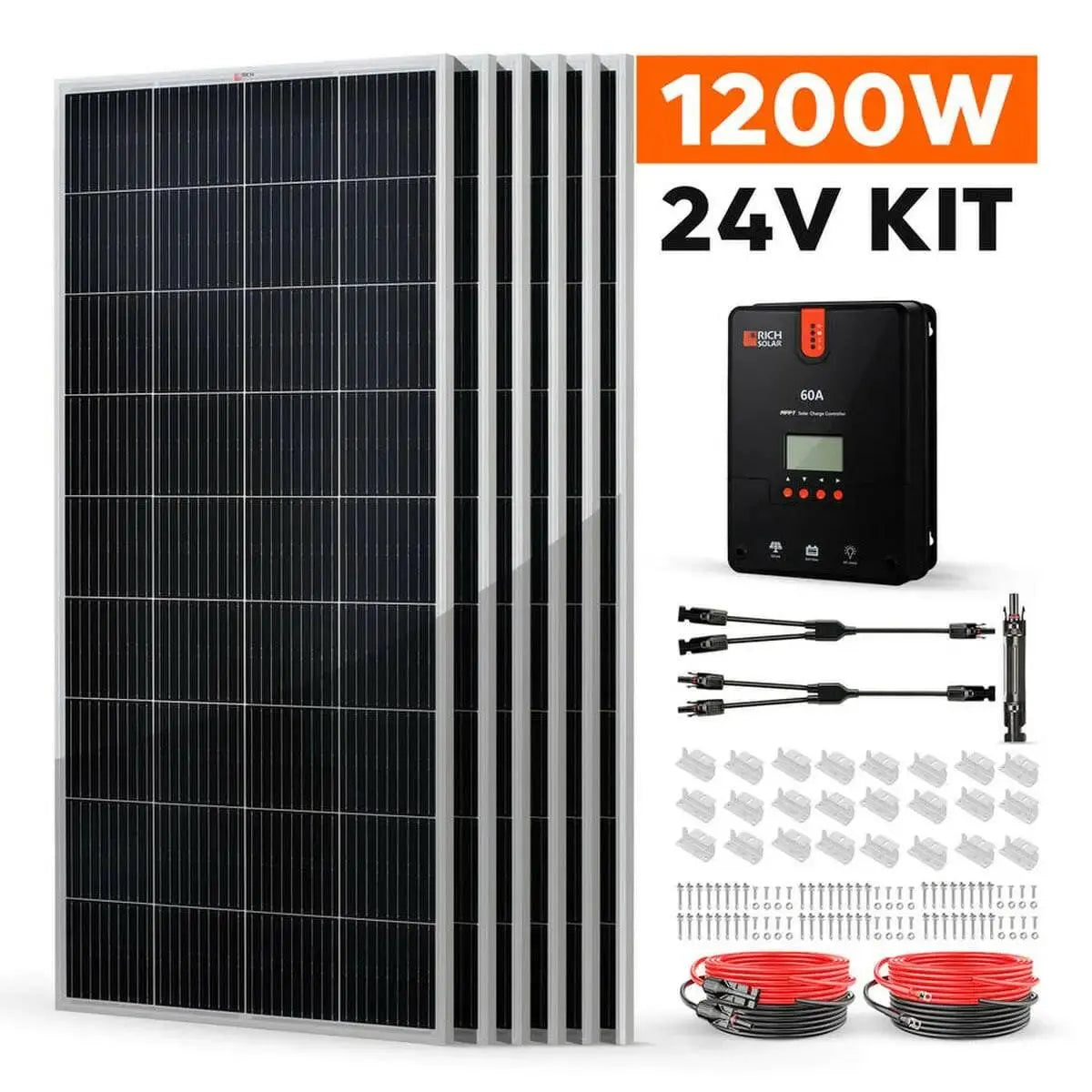 Rich Solar 1200 Watt Solar Kit.