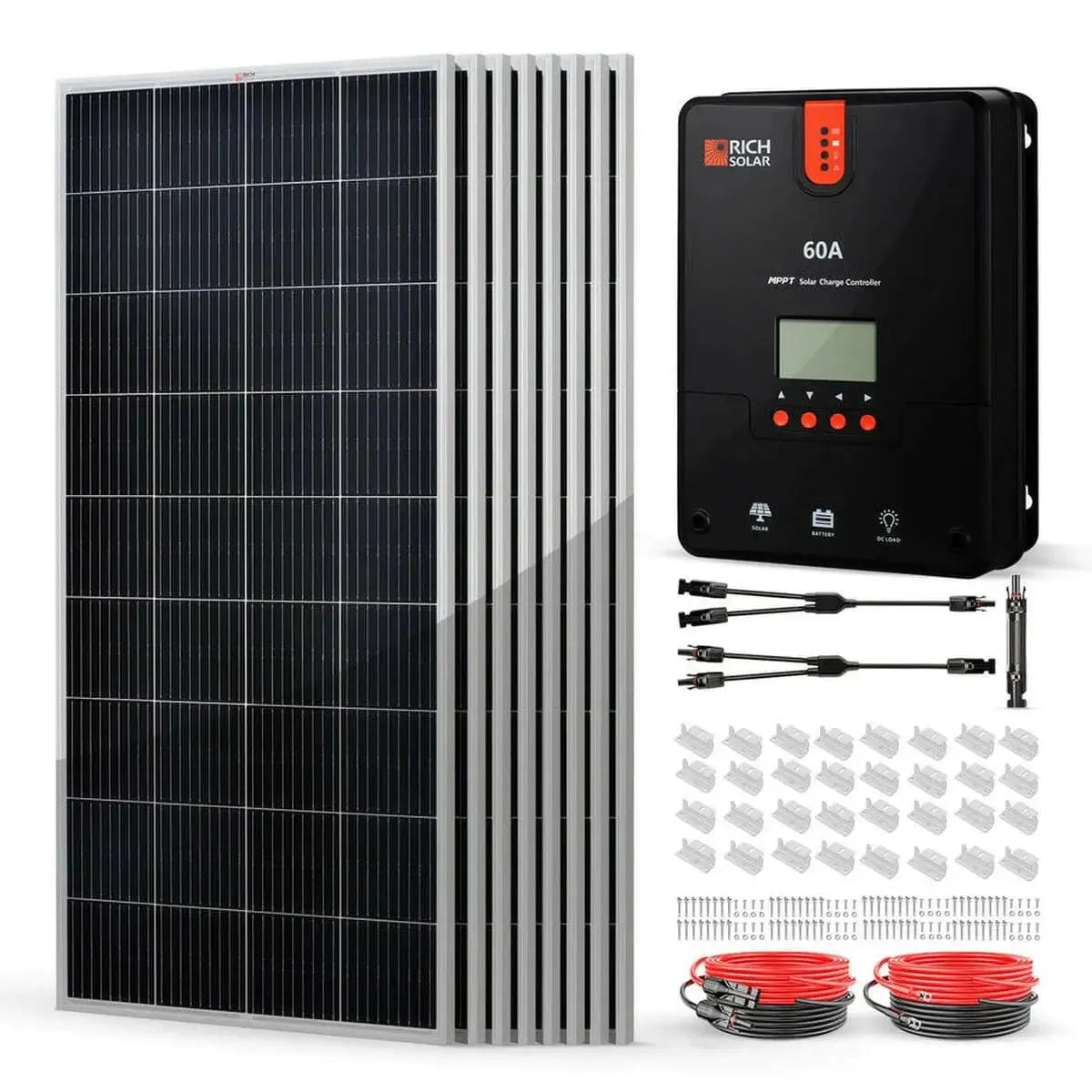 Rich Solar 1600 Watt 24V Solar Kit.