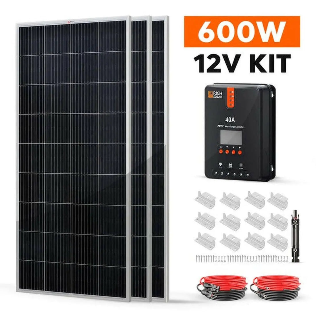 Rich Solar 600 Watt Solar Kit.