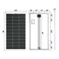 Rich Solar Mega 100 Watt Solar Panel.