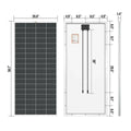 Rich Solar Mega 200 Watt 24 Volt Solar Panel.
