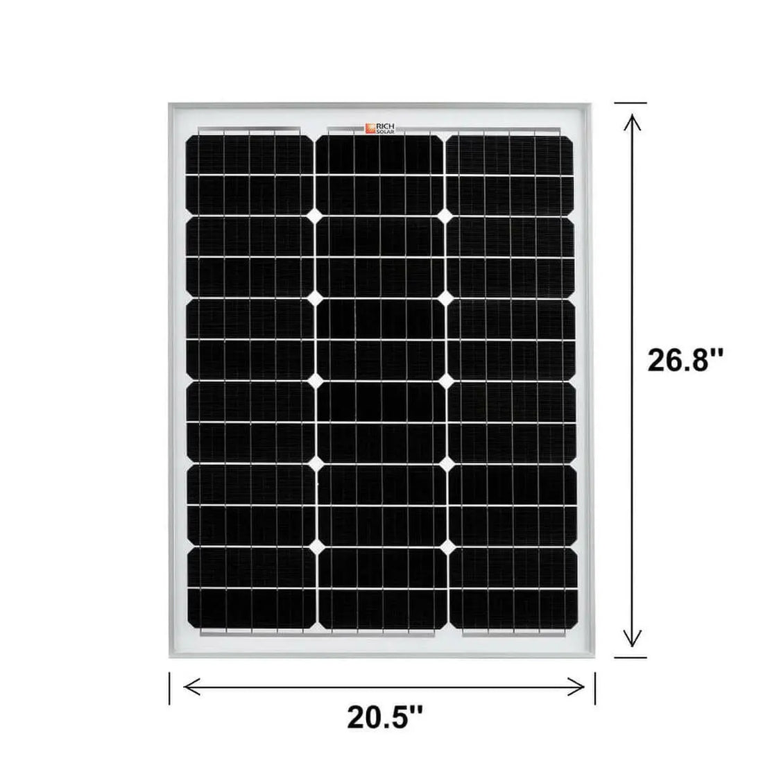 Rich Solar MEGA 50 Watt Solar Panel.