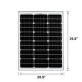 Rich Solar MEGA 50 Watt Solar Panel.