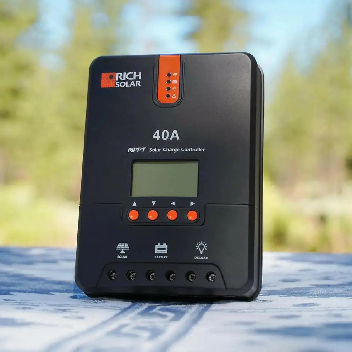 Rich Solar 40 Amp MPPT Solar Charge Controller.
