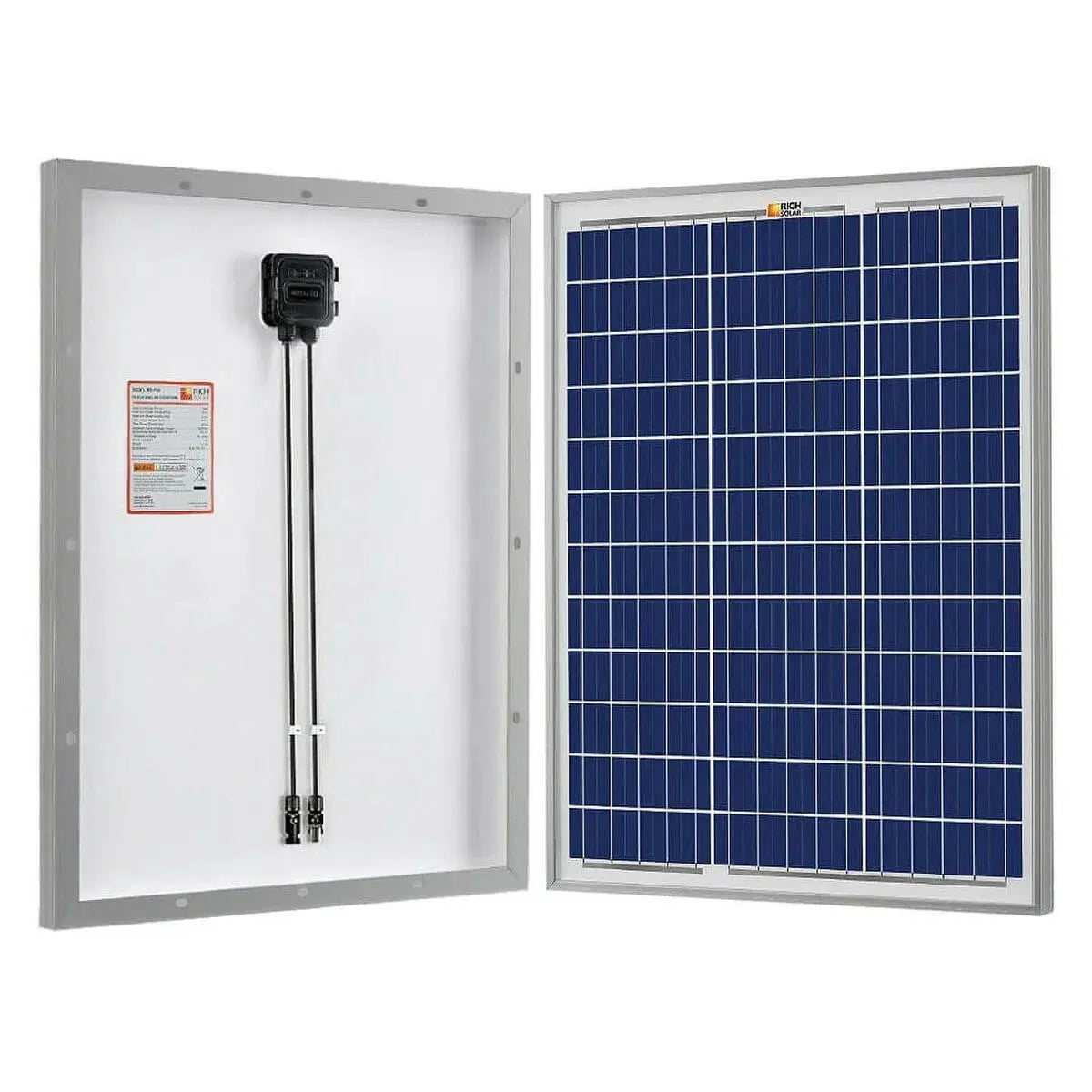 Rich Solar MEGA 50 Watt Solar Panel Poly.