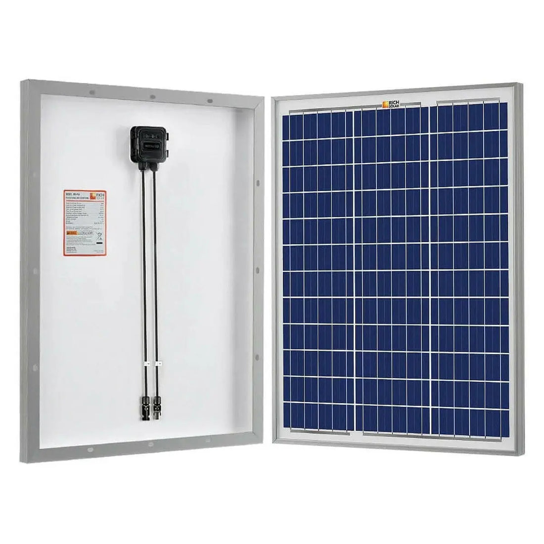 Rich Solar MEGA 50 Watt Solar Panel Poly.