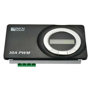 Rich Solar 30 Amp Solar Charge Controller Flush Mount.