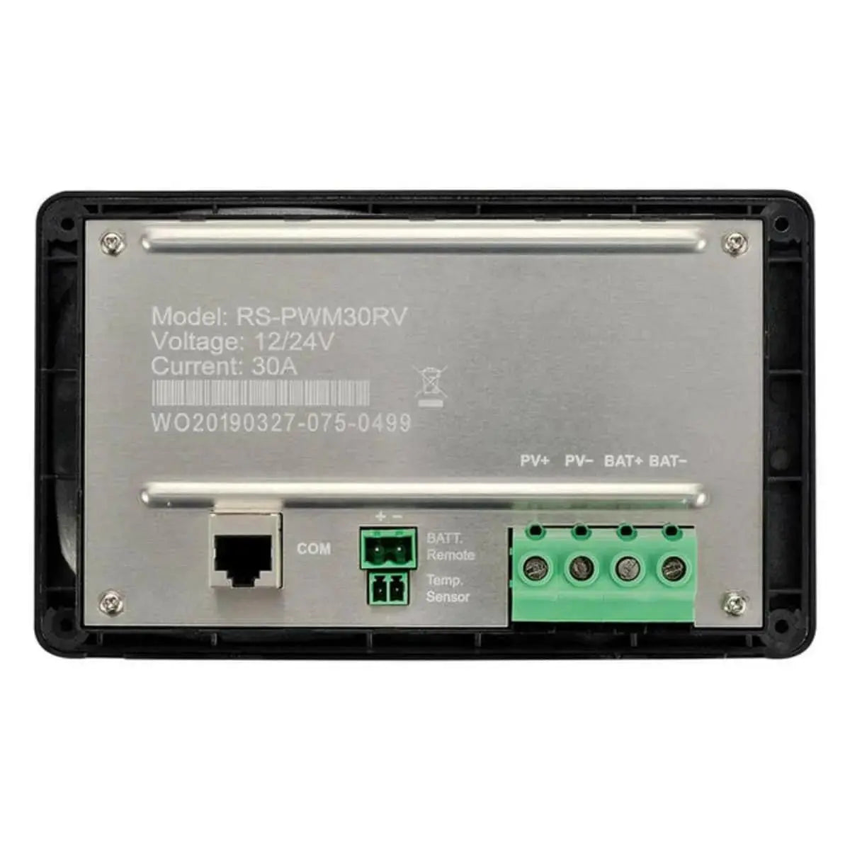 Rich Solar 30 Amp Solar Charge Controller Flush Mount.