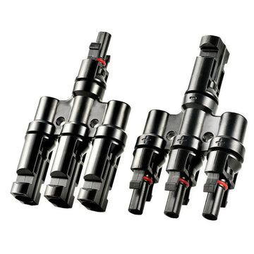 Rich Solar 30 A 3 to 1 Y-Branch Parallel Connector.