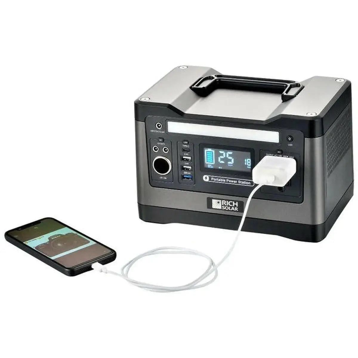 Rich Solar X500 50 Ah/540 Wh Portable Power Station.