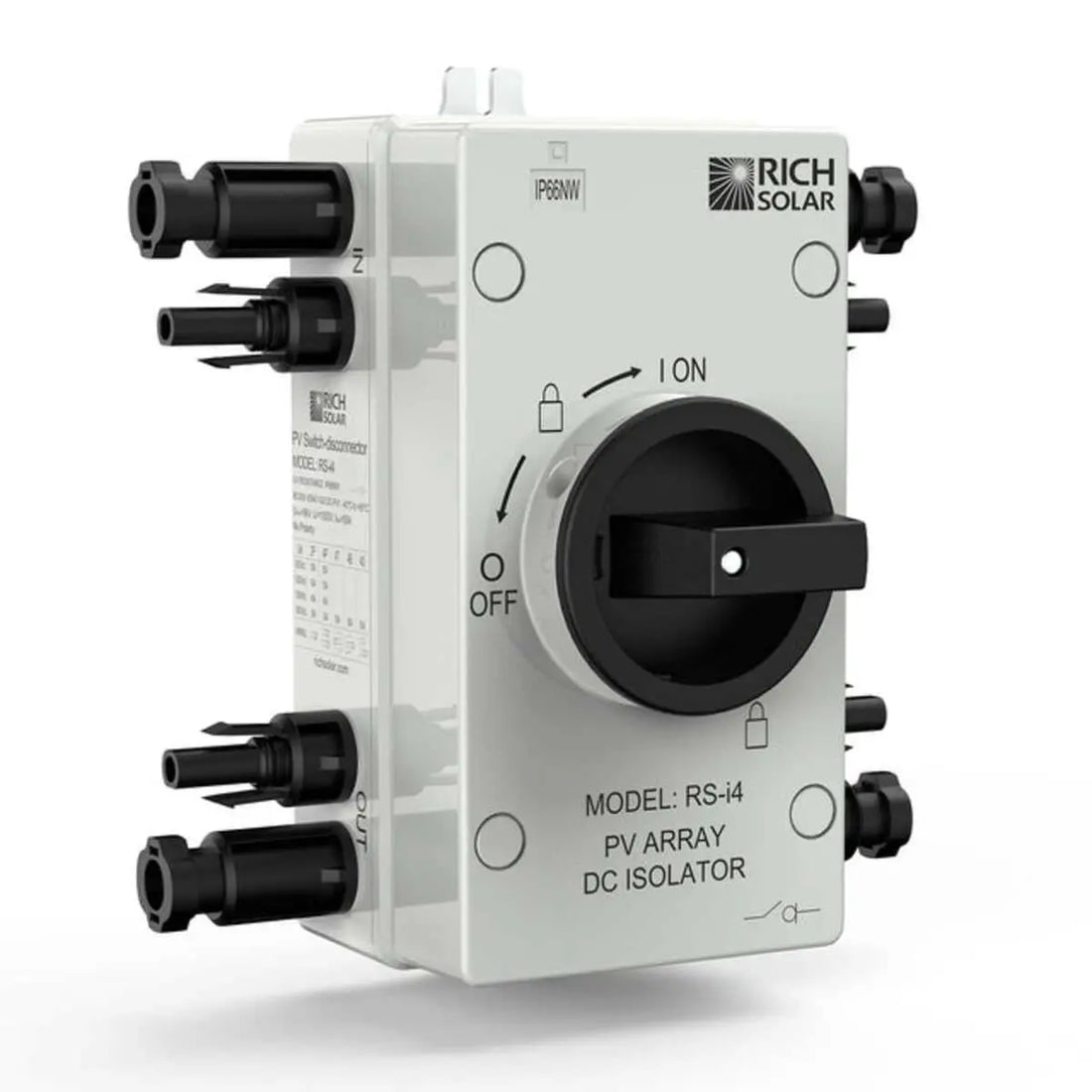 Rich Solar | Solar PV DC Quick Disconnect Switch 1500V 55 Amps.