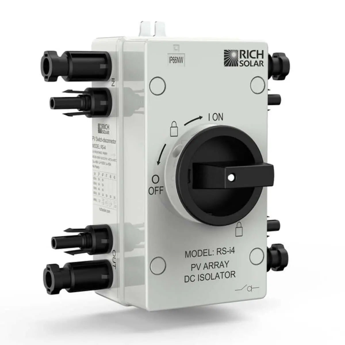 Rich Solar | Solar PV DC Quick Disconnect Switch 1500V 55 Amps.