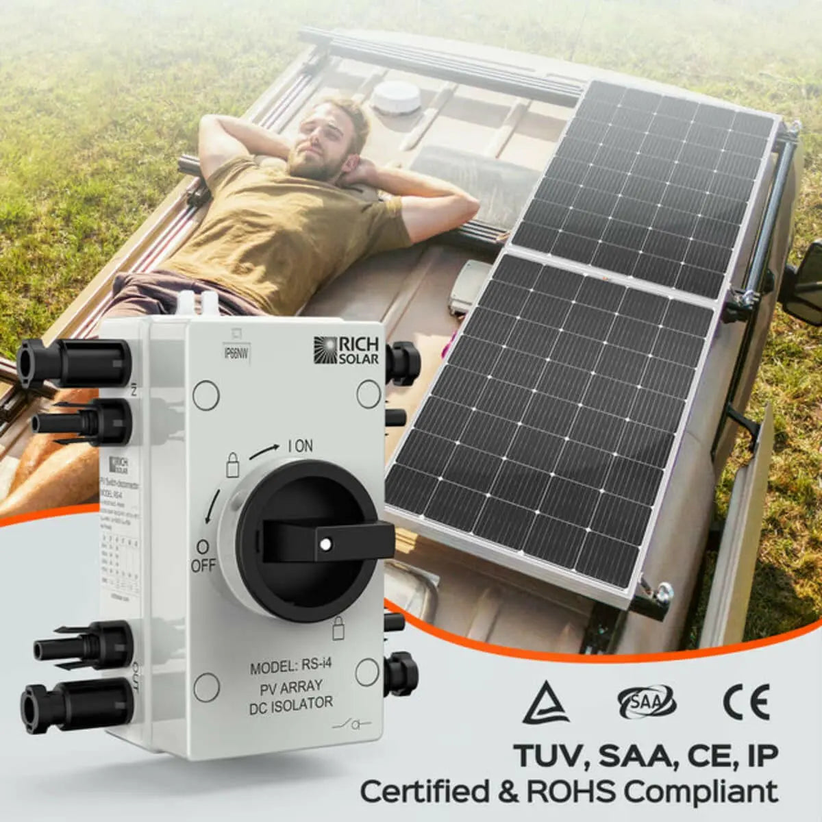 Rich Solar | Solar PV DC Quick Disconnect Switch 1500V 55 Amps.