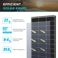 Renogy RSP Series 100 W Monocrystalline Solar Panel.
