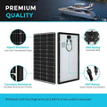 Renogy RSP Series 100 W Monocrystalline Solar Panel.