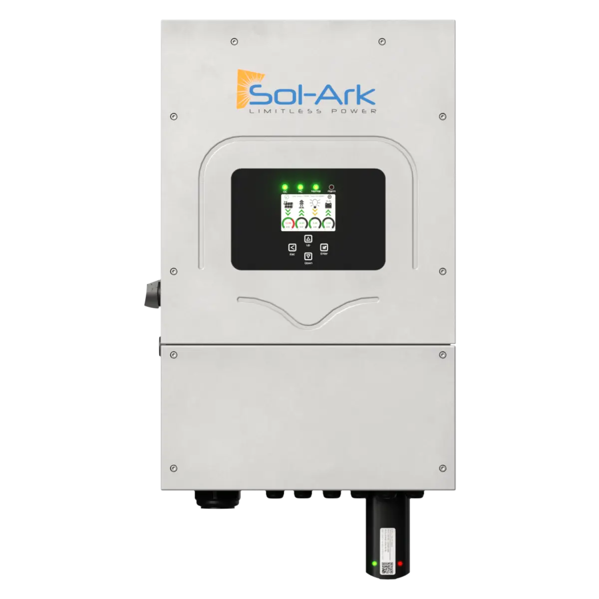 Sol-Ark 8000 W Grid-Tie Battery-Based Solar Hybrid Inverter with EMP Hardening Protection Sol-Ark