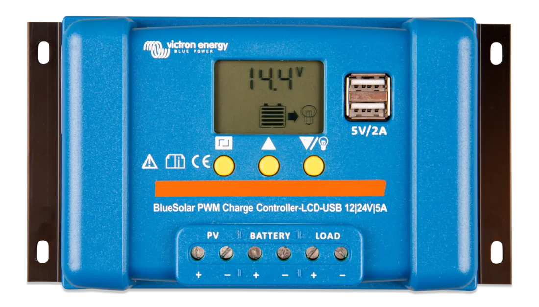 Victron Energy BlueSolar PWM-LCD&USB 12/24V-5A.