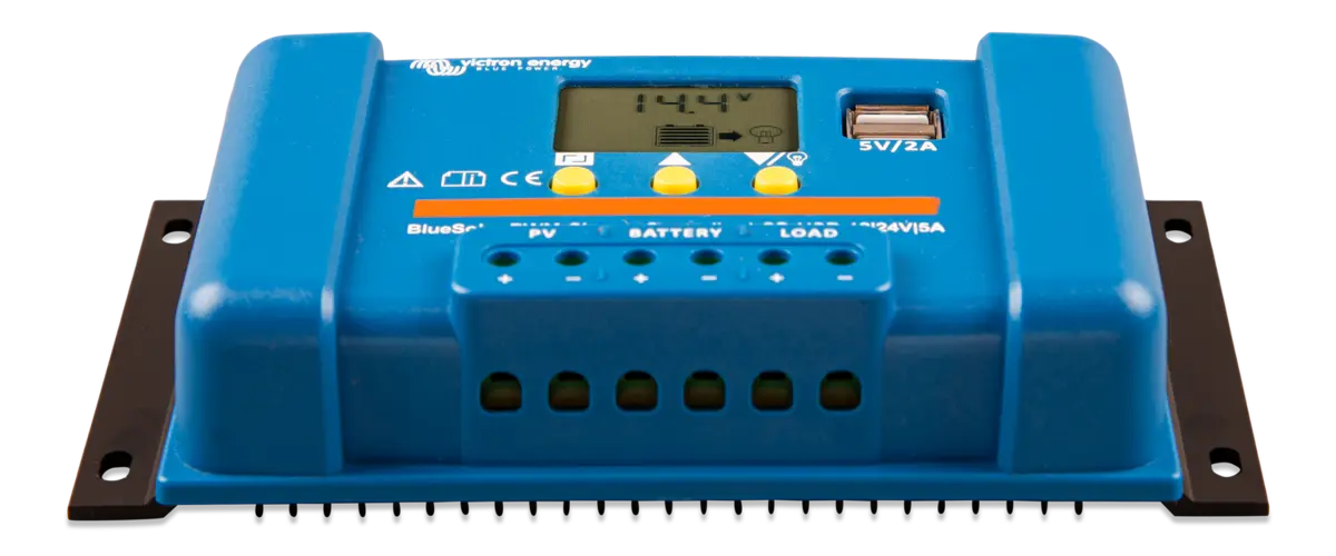 Victron Energy BlueSolar PWM-LCD&USB 12/24V-5A.