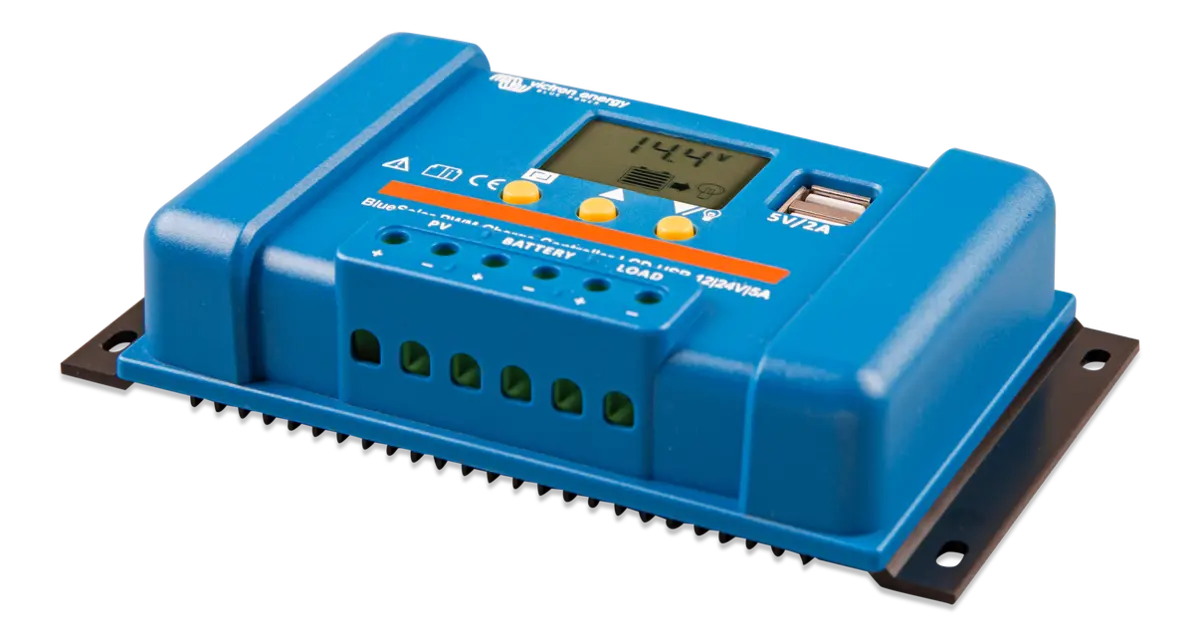 Victron Energy BlueSolar PWM-LCD&USB 12/24V-5A.