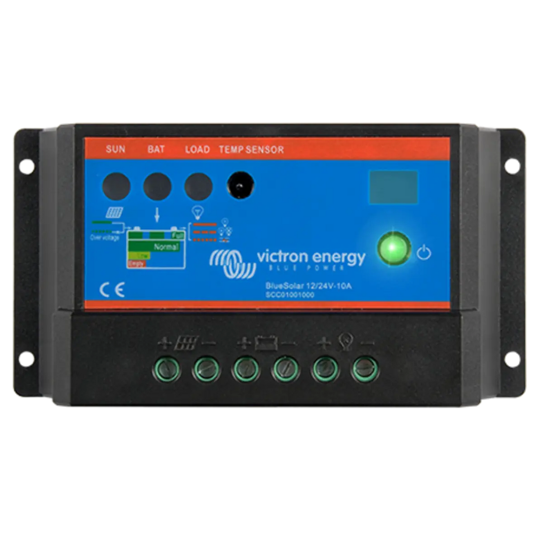 Victron Energy BlueSolar PWM-Light Charge Controller 12/24V-10A.