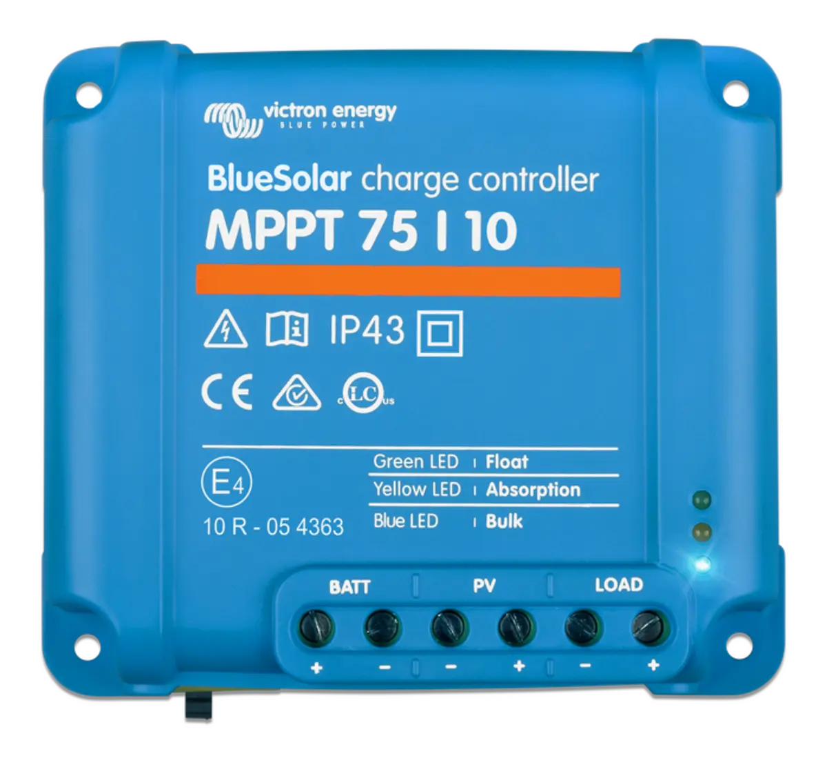 Victron Energy BlueSolar 75/10 MPPT Solar Charge Controller - Retail.