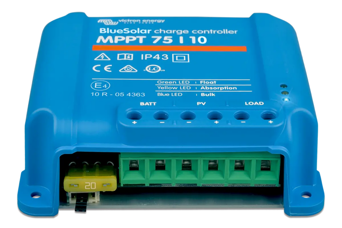 Victron Energy BlueSolar 75/10 MPPT Solar Charge Controller - Retail.