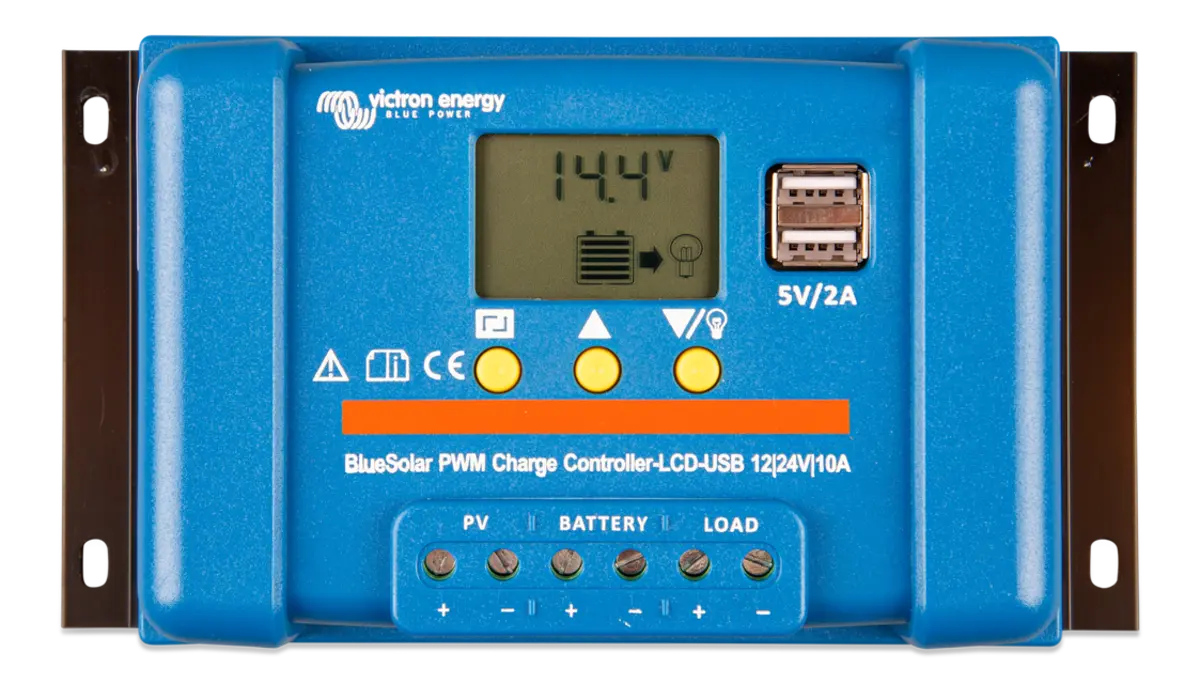 Victron Energy BlueSolar PWM-LCD&USB 12/24V-10A.