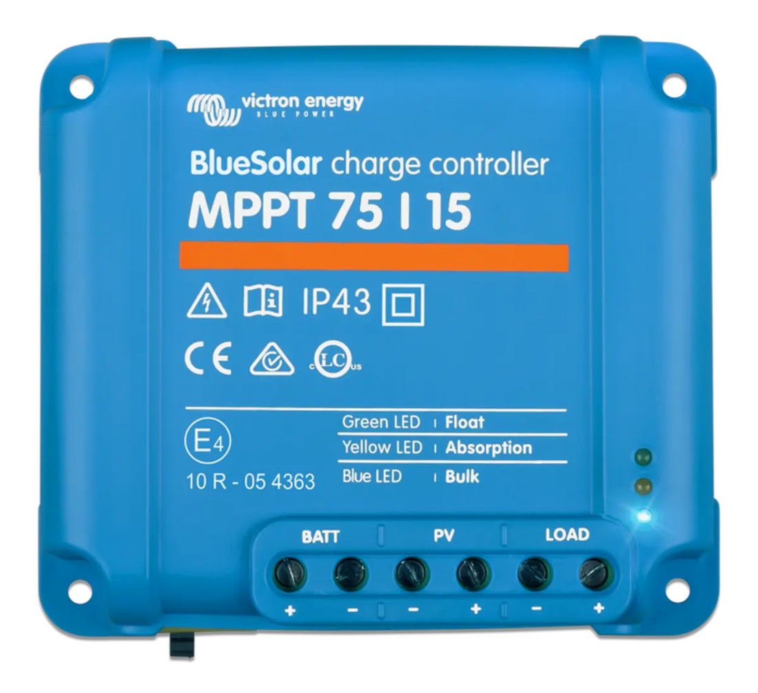 Victron Energy BlueSolar 75/15 MPPT Solar Charge Controller - Retail.