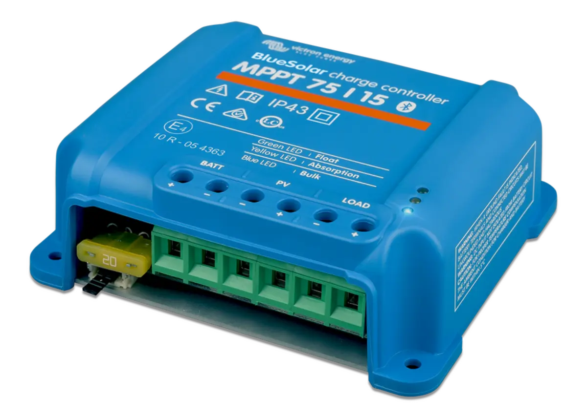Victron Energy BlueSolar 75/15 MPPT Solar Charge Controller - Retail.
