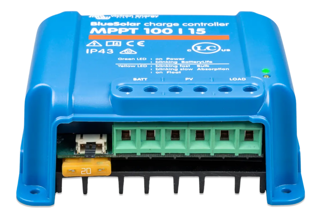 Victron Energy BlueSolar 100/15 MPPT Solar Charge Controller - Retail.