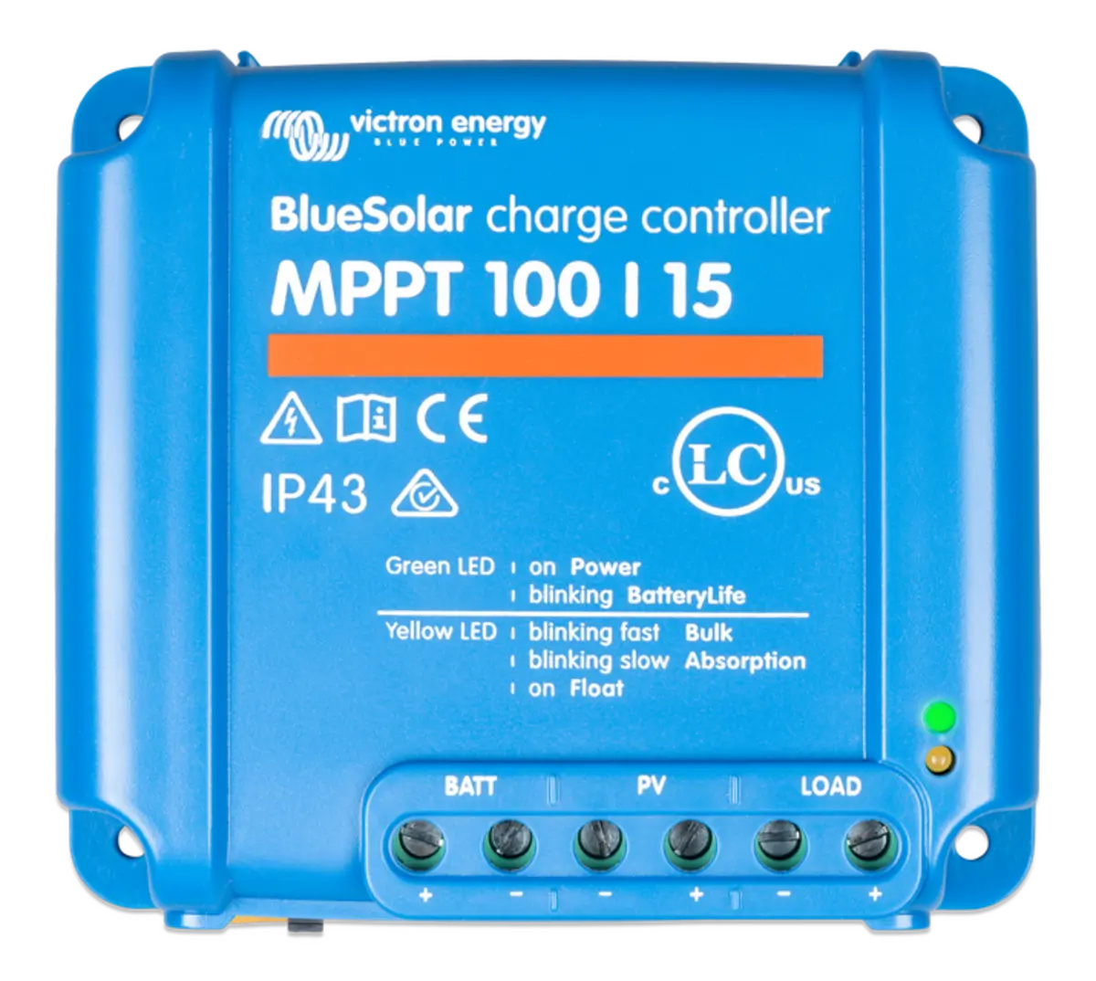 Victron Energy BlueSolar 100/15 MPPT Solar Charge Controller - Retail.