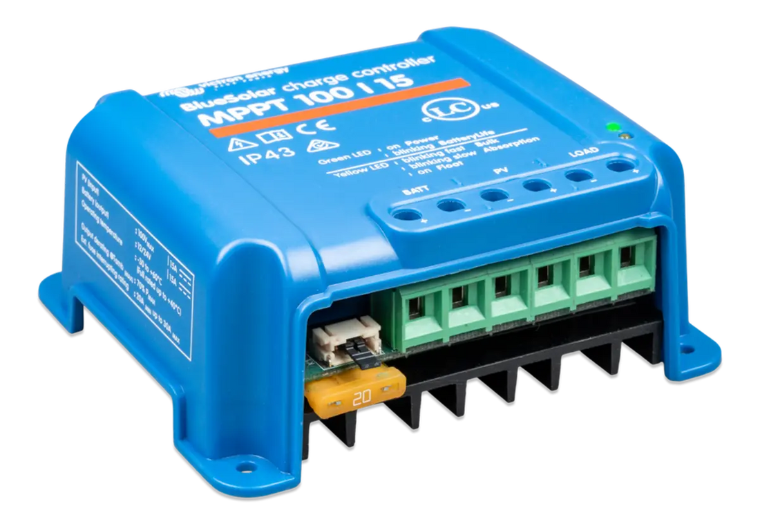 Victron Energy BlueSolar 100/15 MPPT Solar Charge Controller - Retail.