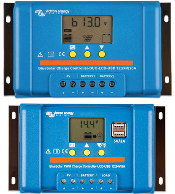Victron Energy BlueSolar PWM-LCD&USB 12/24V-20A.