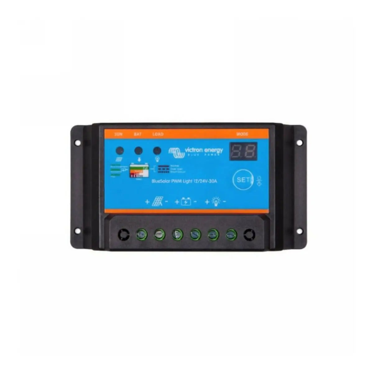 Victron Energy BlueSolar PWM-Light Charge Controller 12/24V-30A.