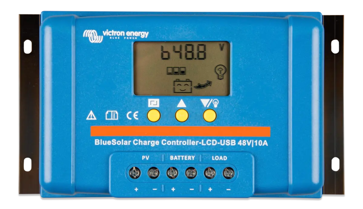 Victron Energy BlueSolar PWM-LCD&USB 48V-10A.