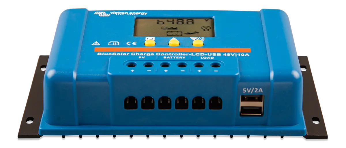 Victron Energy BlueSolar PWM-LCD&USB 48V-10A.