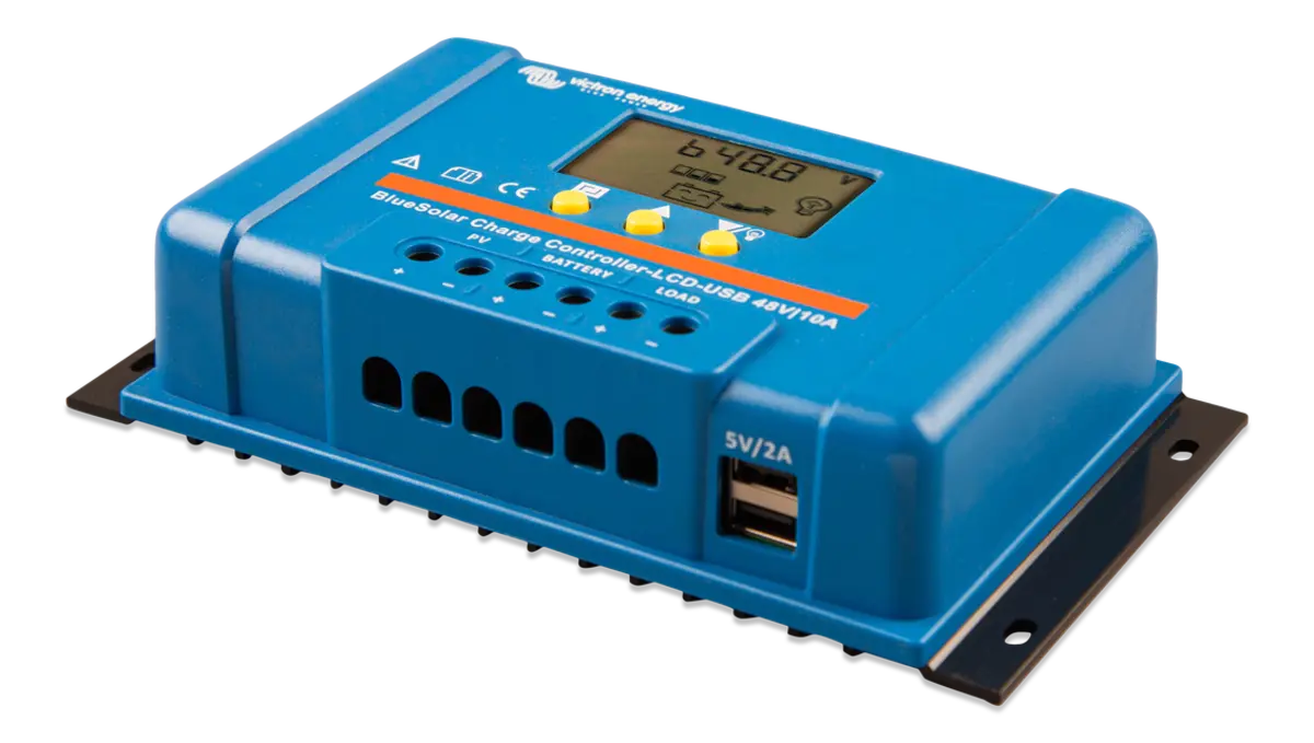 Victron Energy BlueSolar PWM-LCD&USB 48V-10A.