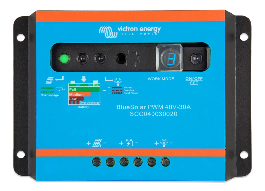 Victron Energy BlueSolar PWM-Light Charge Controller 48V-30A.