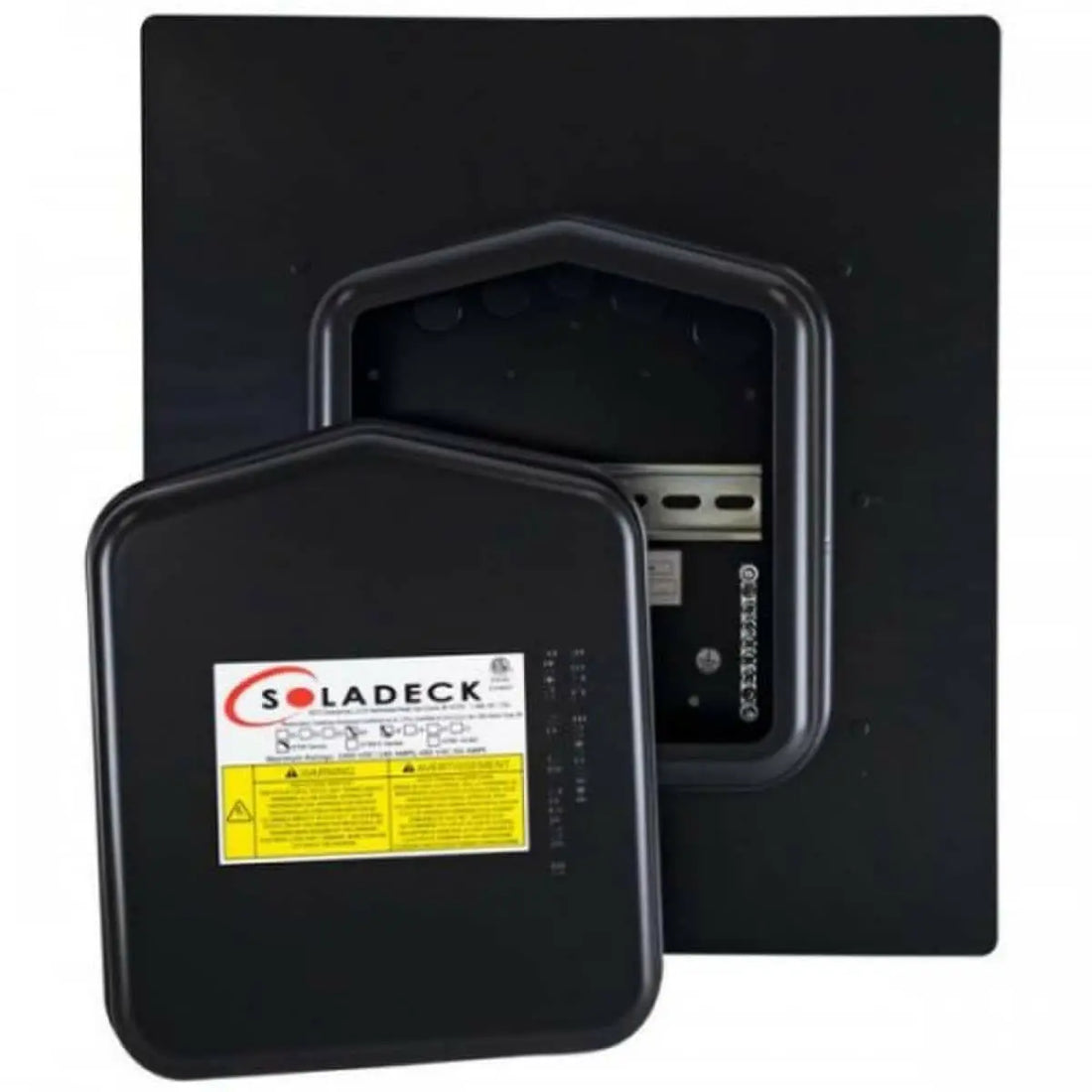 Soladeck flashed PV roof-mount combiner/enclosure 600VDC 120 amp.