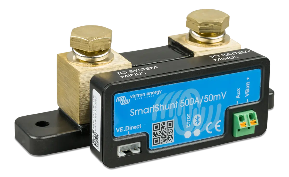 Victron SmartShunt 500A/50mV (SKU Part Number SHU050150050).