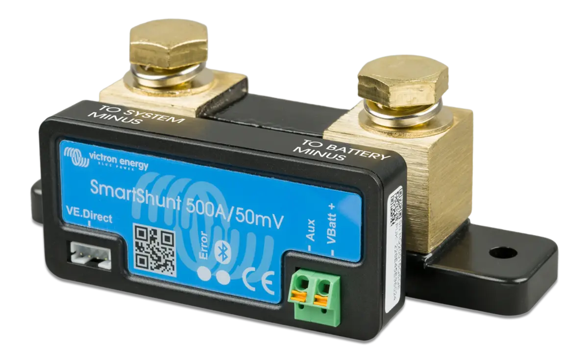 Victron SmartShunt 500A/50mV (SKU Part Number SHU050150050).