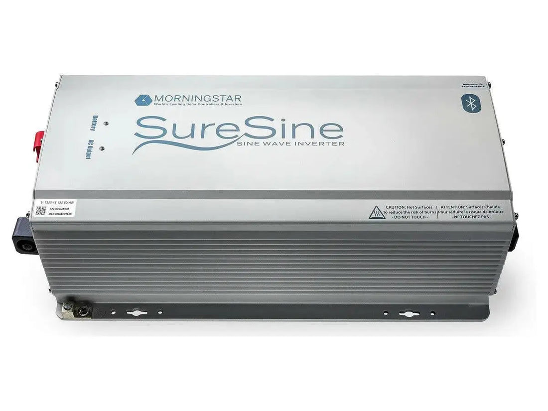 Morningstar Professional/SureSine 1250 24 V Pure Sine Wave Inverter with Hard-Wired AC Output.